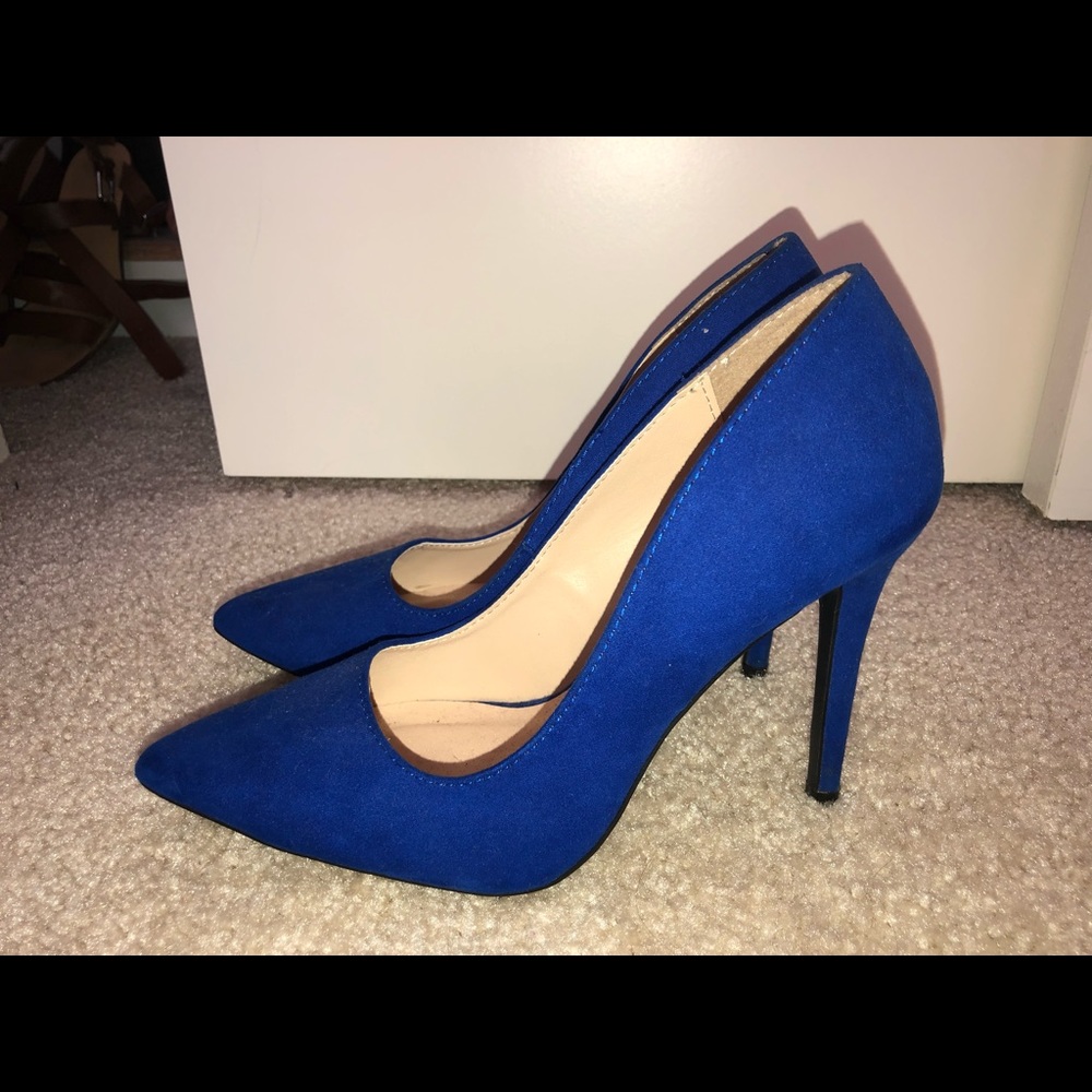 royal blue heels